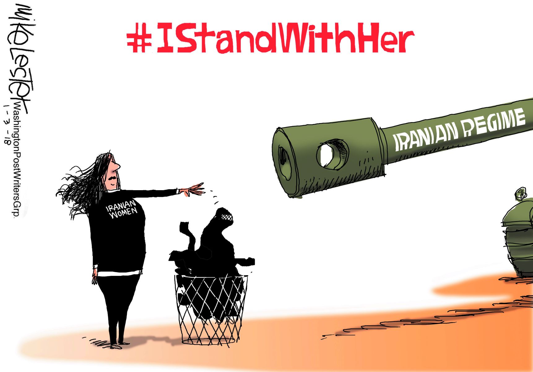 Mike Lester cartoon